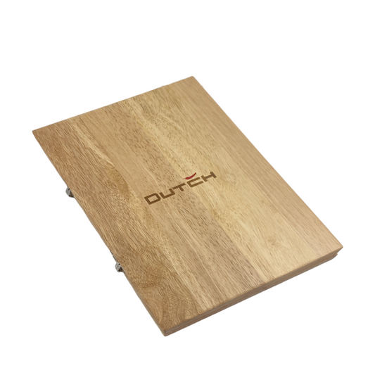 Tocător olandez dublu din lemn de tec 25x35x4cm