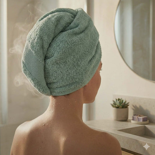 Prosoape Jalla Happy Color Menthe – 50x100 cm | 550 g/m² | Set de 4 bucăți