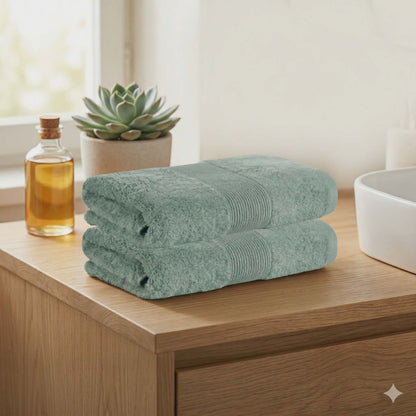 Prosoape Jalla Happy Color Menthe – 50x100 cm | 550 g/m² | Set de 4 bucăți