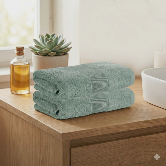 Prosoape Jalla Happy Color Menthe – 50x100 cm | 550 g/m² | Set de 4 bucăți